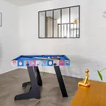 Apartment Le Pavillon Emeraude - Jardin - Parking Prive Prive - Proche Chantilly & Parc Asterix - Kids Friendly Jeux Babyfoot Tram-poline - Rer D Direct Paris Coye-la-Foret