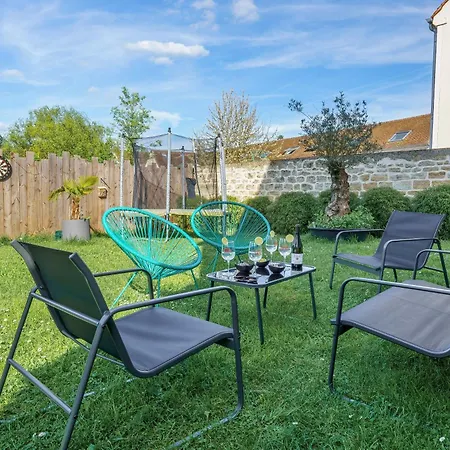 Le Pavillon Emeraude - Jardin - Parking Prive Prive - Proche Chantilly & Parc Asterix - Kids Friendly Jeux Babyfoot Tram-poline - Rer D Direct Paris